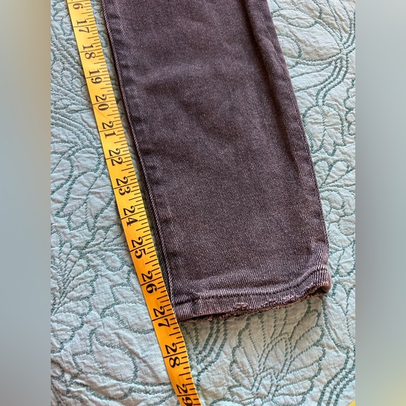 Pistola Mid Rise Gray/Black Jeans A-line Slim - Picture 11 of 12